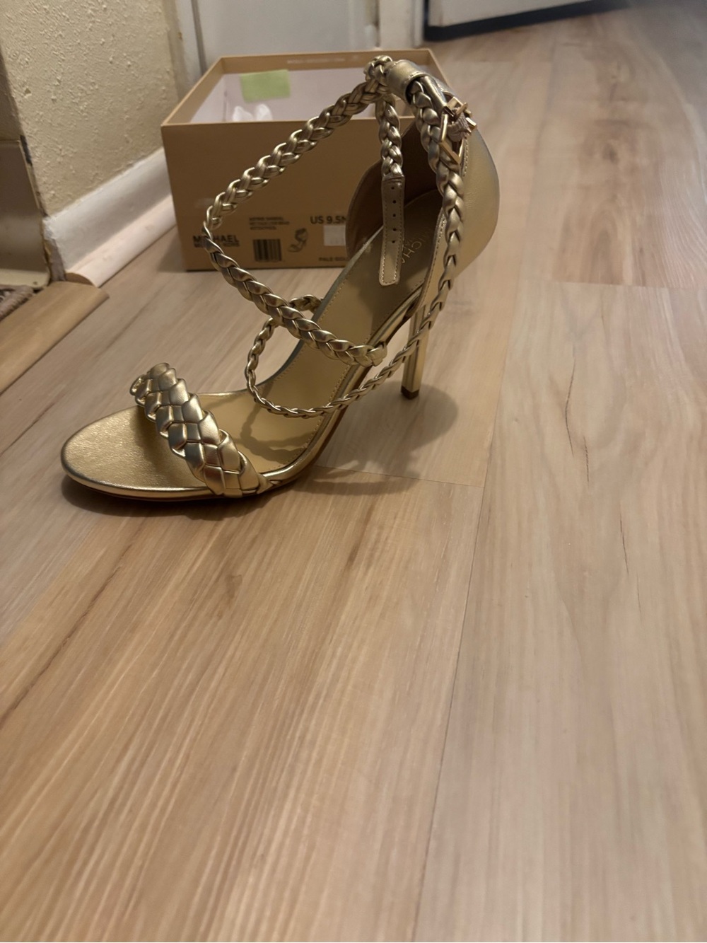 Michael Kors Gold Heels